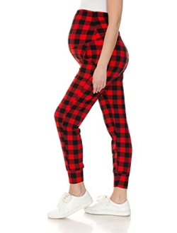 Maternity Pants for Women Over The Belly Pregnancy Joggers Casual Lounge Pants