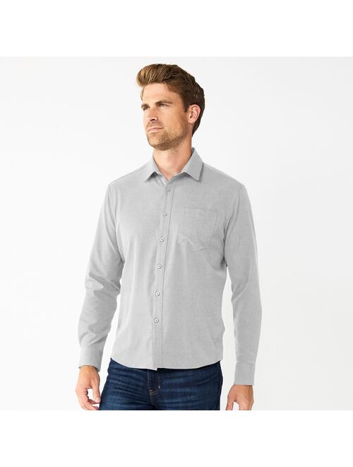 Men's Apt. 9 Slim Untucked-Fit Athleisure Tech Shirt