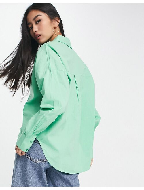 Pieces loose shirt in green