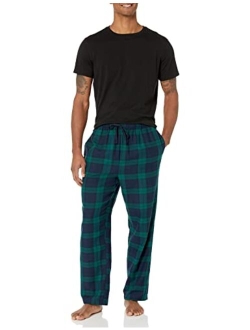 Men's Plaid Flannel Pajama Pant Set