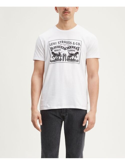 LEVI'S Men's 2-Horse Graphic Regular Fit Crewneck T-shirt