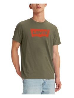 Men's Batwing Logo Graphic Crewneck T-Shirt
