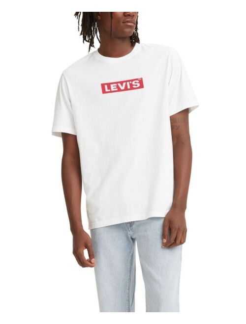 LEVI'S Men's Relaxed Fit Box Tab Logo Crewneck T-shirt