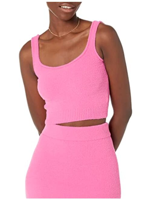 The Drop Women's Braylen Cozy Sweater Cropped Tank