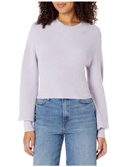 Women's Leonel Mock-Neck Open-Back Sweater