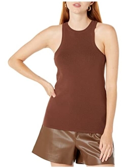 Women's @lucyswhims Fitted Cutaway Racer Tank Sweater