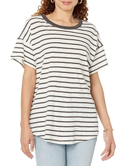 Whisper Sorrel Crew Neck - Stripe