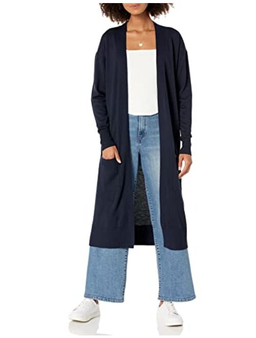 The Drop Women's Daisy Long Cardigan Sweater