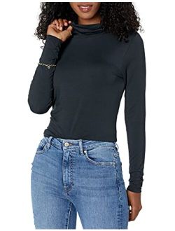 Women's Phoebe Long-Sleeve Turtleneck Second Skin T-Shirt