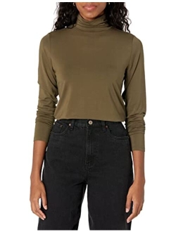 Women's Phoebe Long-Sleeve Turtleneck Second Skin T-Shirt