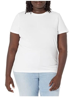 Women's Courtney Short-Sleeve Tiny Crewneck Jersey T-Shirt