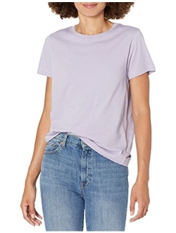 Women's Courtney Short-Sleeve Tiny Crewneck Jersey T-Shirt