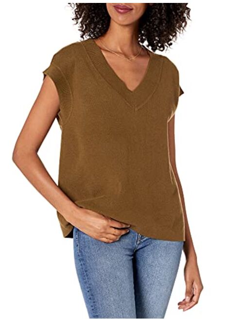 The Drop Women's Zhen V-Neck Sweater Vest