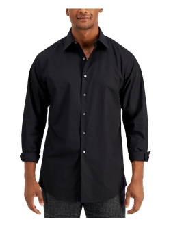 Men's Regular Fit Solid Dress Shirt, Created for Macy's