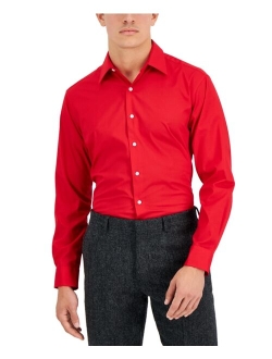 Men's Regular Fit Solid Dress Shirt, Created for Macy's