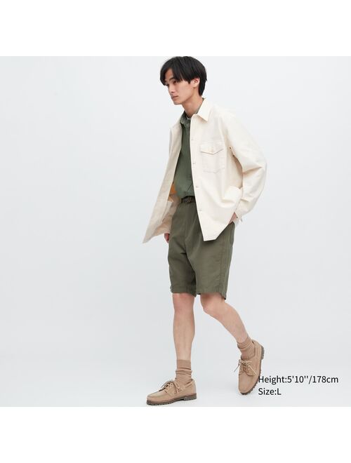 Uniqlo Linen Blend Shorts (9.5")