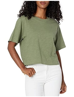 Women's Sydney Short-Sleeve Cropped Crewneck T-Shirt