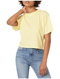 Women's Sydney Short-Sleeve Cropped Crewneck T-Shirt