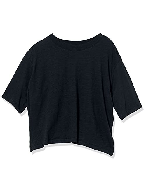 The Drop Women's Sydney Short-Sleeve Cropped Crewneck T-Shirt