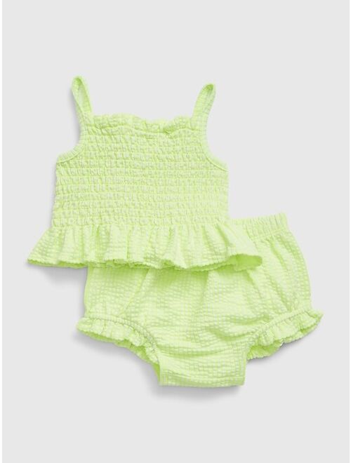 Gap Baby Smocked 2-Piece Outfit Set