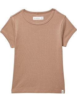 abercrombie kids Short Sleeve Rib Tee Essential - Solid (Little Kids/Big Kids)