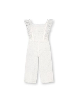 Girls' Flutter Sleeve Jumpsuit, Kids