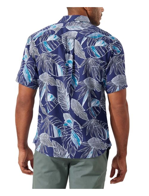 Tommy Bahama Men's Bonita Cove Allover Leaf Print Camp Shirt