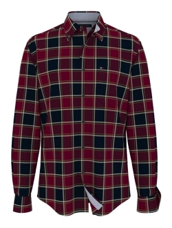 Men's Big & Tall Blakely Glen Plaid Long-Sleeve Button-Down Shirt