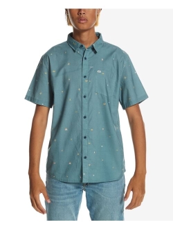 Men's Spaced Out Short Sleeves Shirt