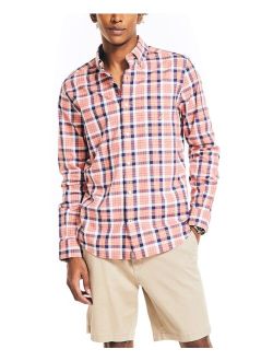 Men's Classic-Fit Pocket Stretch Long-Sleeve Poplin Shirts