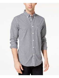 Men's Big & Tall Classic-Fit Twain Stretch Check Shirt