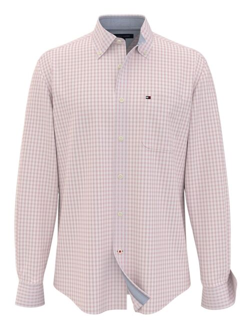 Tommy Hilfiger Men's Big & Tall Classic-Fit Twain Stretch Check Shirt