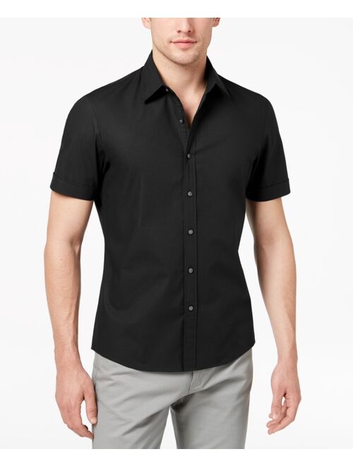 Michael Kors Men's Solid Stretch Shirt