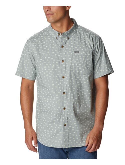 Columbia Men's Rapid Rivers Printed Short Sleeve Shirt