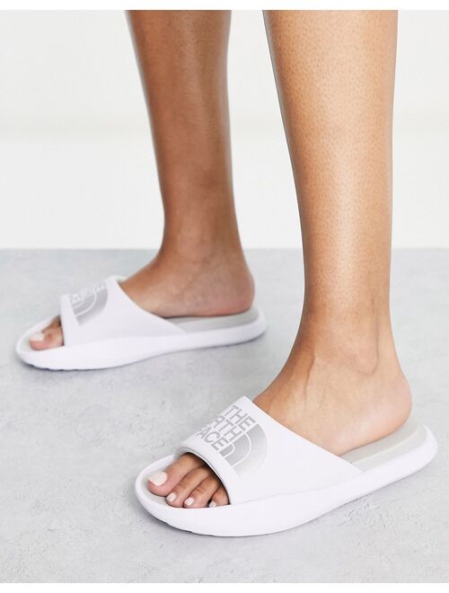 The North Face Triarch slides in white