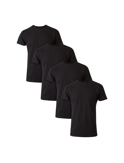 Big & Tall Hanes Ultimate Cool Comfort FreshIQ Crewneck T-Shirt 4-Pack