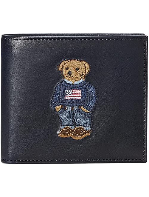 Polo Ralph Lauren Polo Bear Leather Billfold Wallet