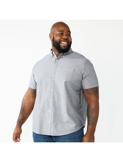 Big & Tall Sonoma Goods For Life Poplin Button-Down Shirt