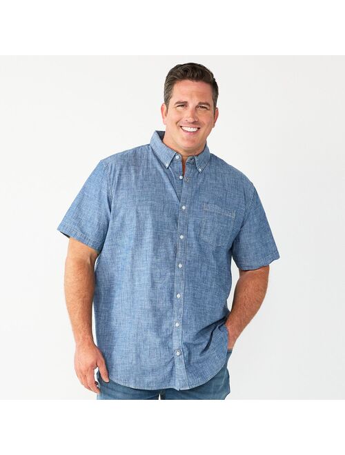 Big & Tall Sonoma Goods For Life Poplin Button-Down Shirt