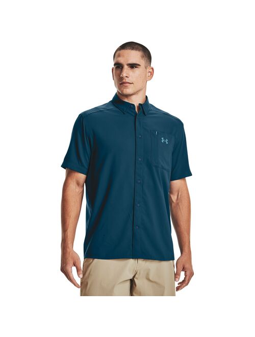 Men's Under Armour Drift Tide 2.0 Fitted Performance Button-Down Shirt