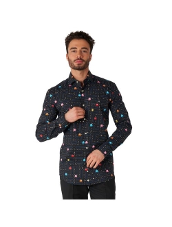 Character Cotton Printed Spread Collar Regular Fit Shirt