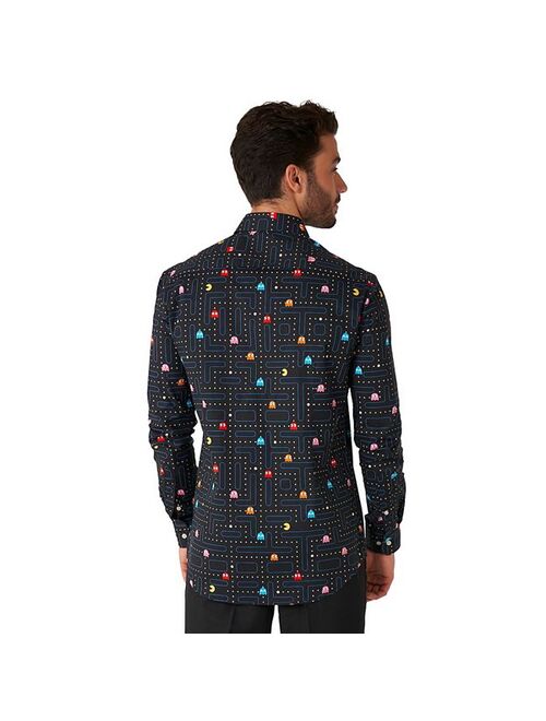 Men's OppoSuits Character Cotton Printed Spread Collar Regular Fit Shirt