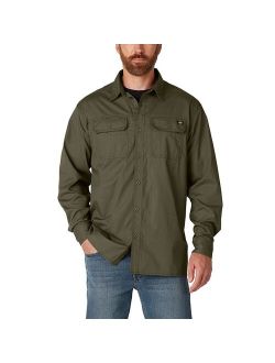 FLEX Relaxed-Fit Ripstop Flannel Button-Down Shirt