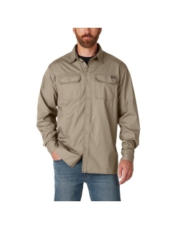 FLEX Relaxed-Fit Ripstop Flannel Button-Down Shirt