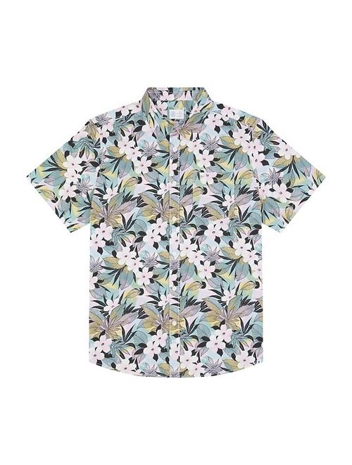 Men's Hurley Floral Stretch Poplin Button-Down Shirt