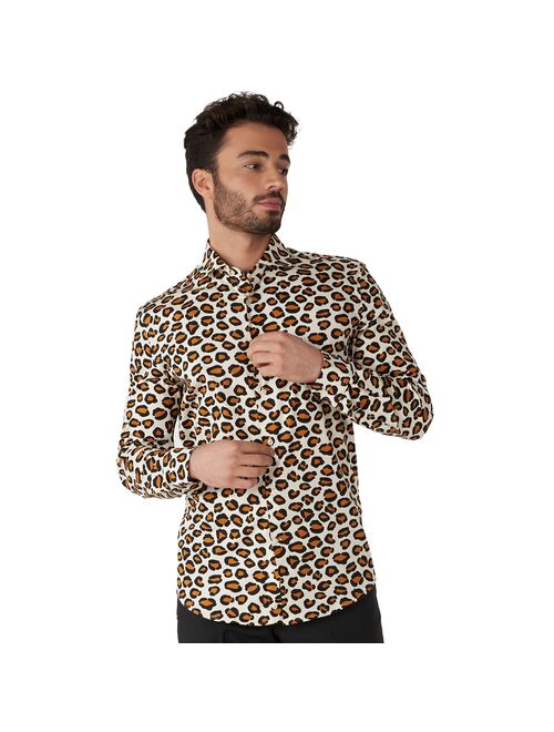 Men's OppoSuits Patterned Button-Down Shirt