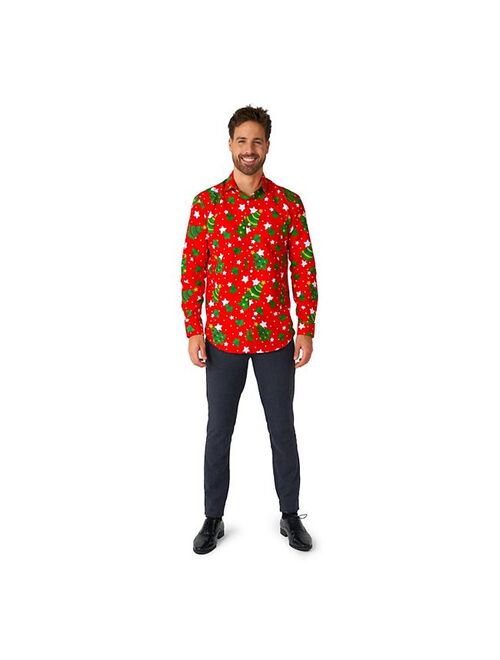 Men's Suitmeister Christmas Trees Shirt