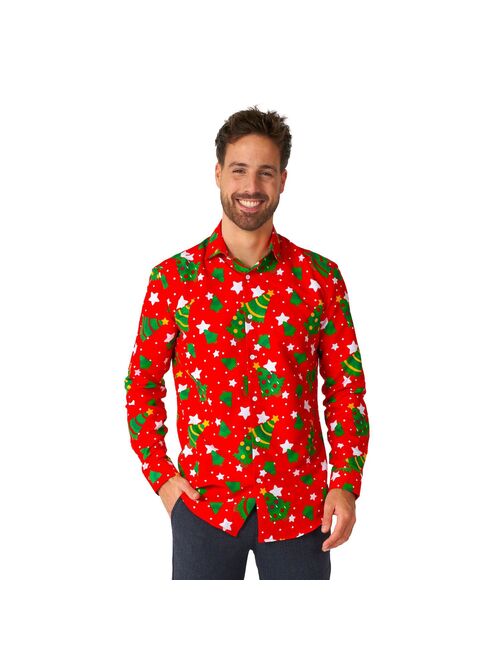 Men's Suitmeister Christmas Trees Shirt