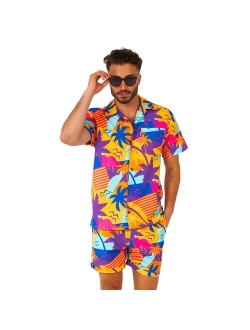 Modern-Fit Summer Shirt & Shorts Set