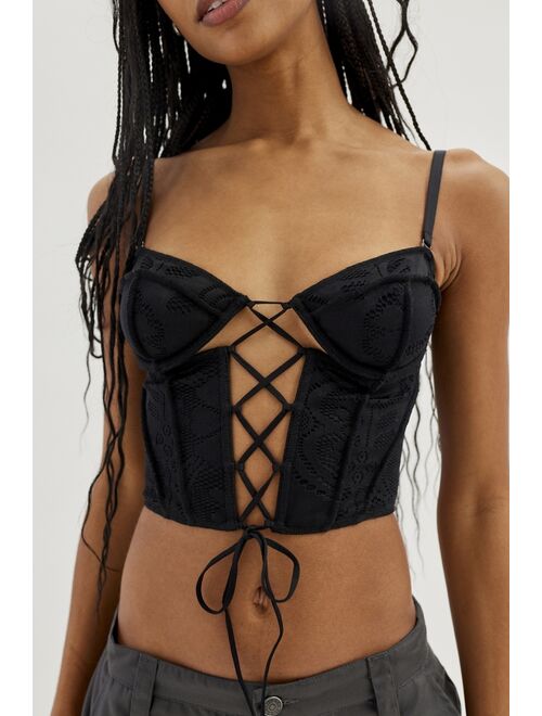 Out From Under Amour Lace Lace-Up Corset